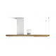 ELICA Campana isla  BIO ISLAND WH/A/120X53 ROVERE. PRF0148081A. Blanco. Más de 90 cm. Clase A+